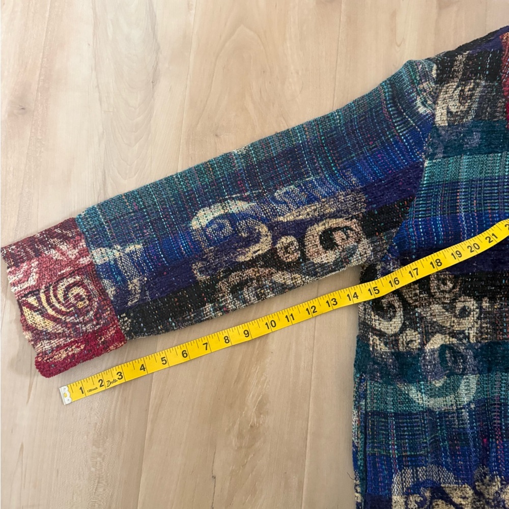 Boho Multicolor Patchwork Utility Jacket - Picture 12 of 12